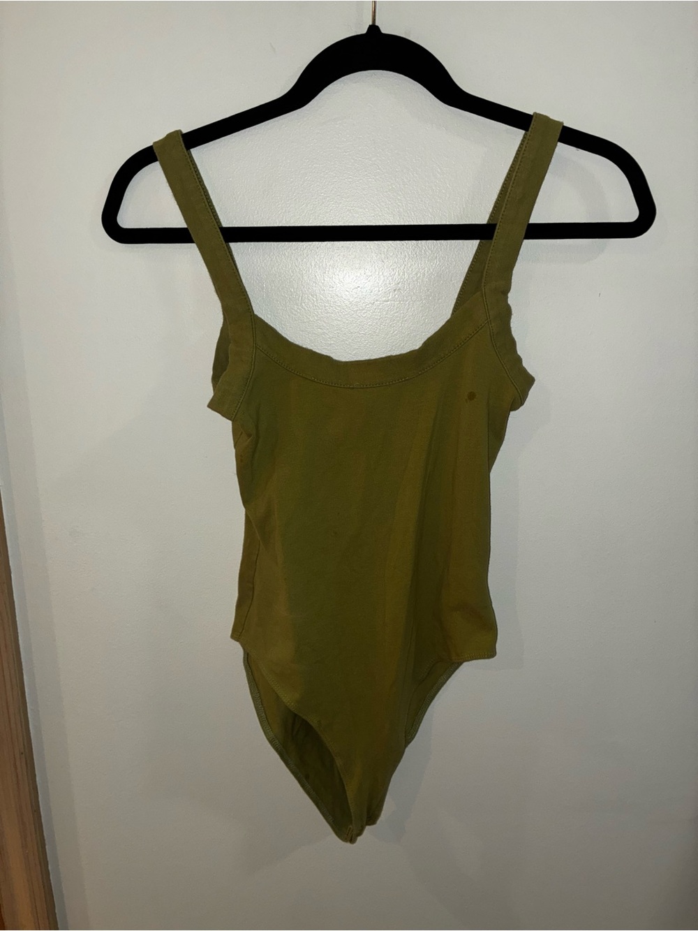Forever 21 Olive Green Kids Tank One-Piece Bodysuit